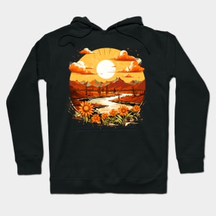 Native American Style Sunrise Vista Hoodie